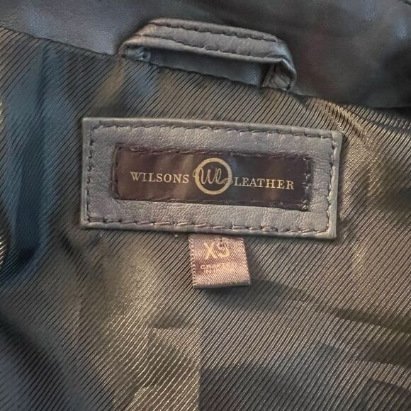 Wilson’s leather grey 100% leather jacket - Picture 3 of 11
